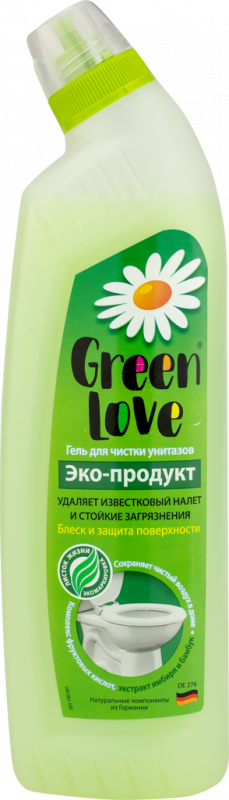 Гель для унитаза GREEN LOVE Гель для унитаза GREEN LOVE