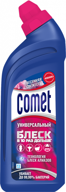 Гель для чистки COMET Весенняя свежесть универсальный, 450мл