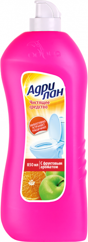 Средство для чистки сантехники АДРИЛАН с фруктовым ароматом, 850мл Средство для чистки сантехники АДРИЛАН с фруктовым ароматом, 850мл