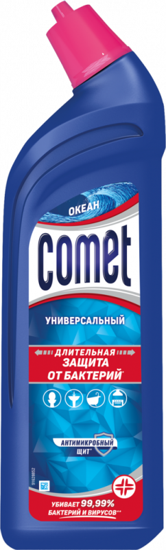 Гель чистящий COMET Универсальный Океан, 700мл Гель чистящий COMET Универсальный Океан, 700мл