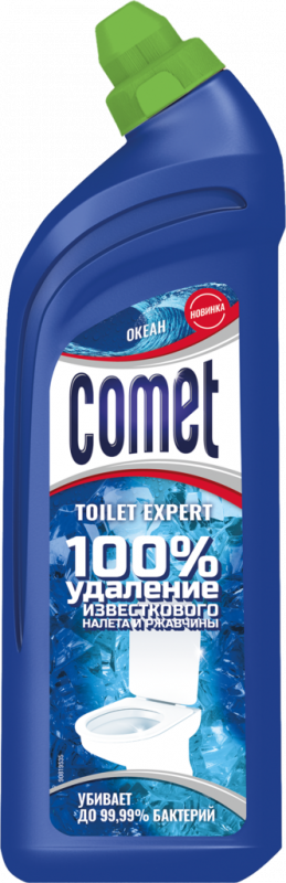 Средство для чистки унитаза COMET Океан, 700мл
