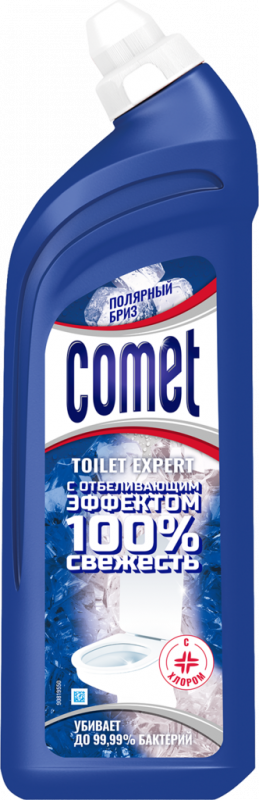 Гель для чистки унитаза COMET Полярный бриз, 700мл