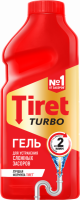 Гель для удаления засоров в канализационных трубах TIRET Turbo, 500мл