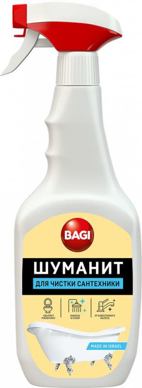 Спрей для чистки сантехники BAGI Шуманит, 500мл