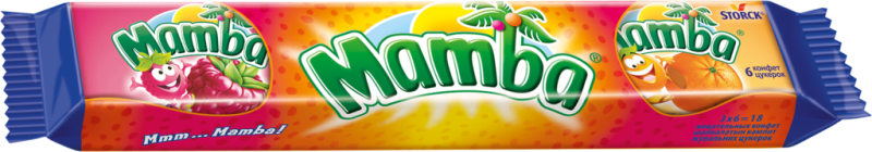 Конфета жевательная MAMBA, 79,5г Конфета жевательная MAMBA, 79,5г