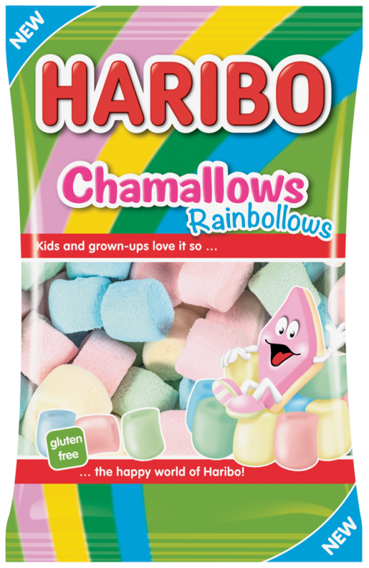 Суфле-маршмеллоу HARIBO Shamallows Радужные шарики, 175г
