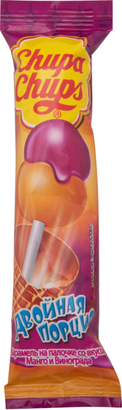 Карамель CHUPA CHUPS Двойная порция ассорти, 16,8г Карамель CHUPA CHUPS Двойная порция ассорти, 16,8г