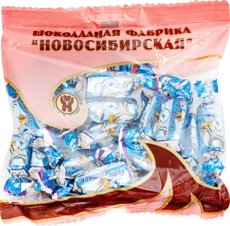Конфеты ШФ НОВОСИБИРСКАЯ Бури вестник, 250г Конфеты ШФ НОВОСИБИРСКАЯ Бури вестник, 250г