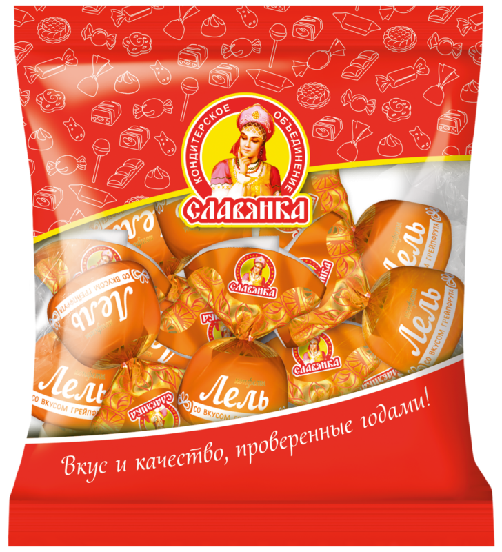 Конфеты СЛАВЯНКА Лель со вкусом грейпфрута, 208г
