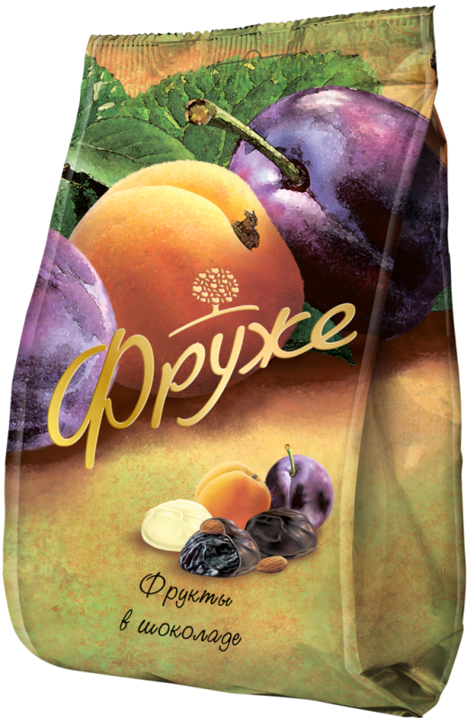 Конфеты ФРУЖЕ Фрукты в шоколаде, 190г Конфеты ФРУЖЕ Фрукты в шоколаде, 190г