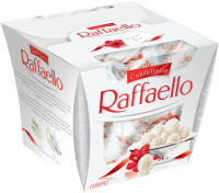Конфеты RAFFAELLO с цельным миндальным орехом в кокосовой обсыпке, 150г