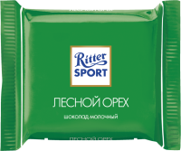 Шоколад молочный RITTER SPORT Лесной орех с обжаренным орехом лещины, весовой