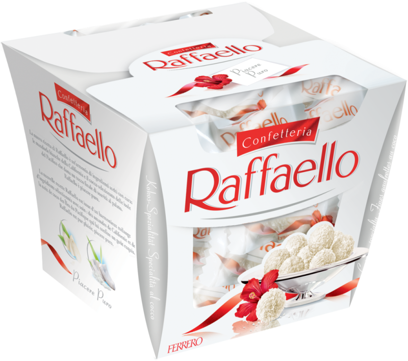 Конфеты RAFFAELLO с цельным миндальным орехом в кокосовой обсыпке, 150г