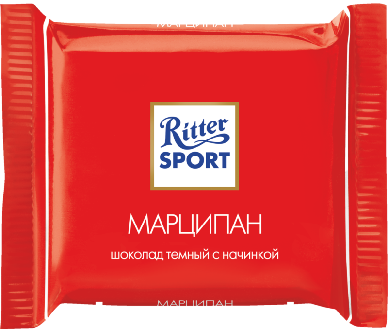 Шоколад темный RITTER SPORT Марципан с марципановой начинкой, весовой