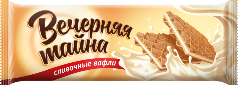 Вафли КОЛОМЕНСКОЕ Вечерняя тайна сливочные, 120 г Вафли КОЛОМЕНСКОЕ Вечерняя тайна сливочные, 120 г