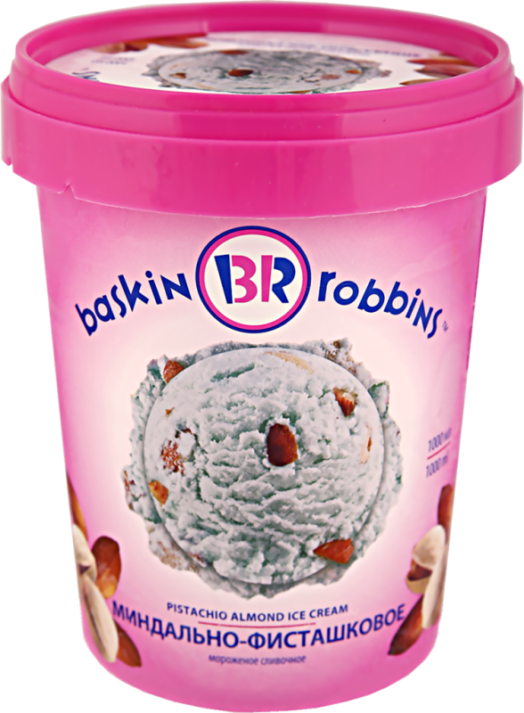 Мороженое BASKIN ROBBINS Миндально-фисташковое, сливочное с ароматом фисташек и орехом миндаля, без змж, 1000мл Мороженое BASKIN ROBBINS Миндально-фисташковое, сливочное с ароматом фисташек и орехом миндаля, без змж, 1000мл