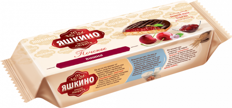 Печенье ЯШКИНО Вишня сдобное, 137г Печенье ЯШКИНО Вишня сдобное, 137г