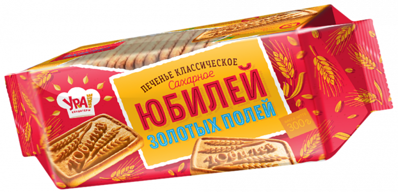 Печенье УРАЛЬСКИЕ КОНДИТЕРЫ Юбилей золотых полей сахарное, 300г Печенье УРАЛЬСКИЕ КОНДИТЕРЫ Юбилей золотых полей сахарное, 300г