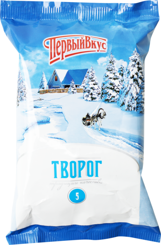 Творог ПЕРВЫЙ ВКУС 5%, без змж, 200г Творог ПЕРВЫЙ ВКУС 5%, без змж, 200г