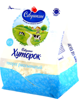 Творог рассыпчатый САВУШКИН ПРОДУКТ Савушкин Хуторок 0%, без змж, 350г