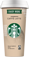Напиток молочно-кофейный STARBUCKS Caffe Latte 2,6%, без змж, 330мл