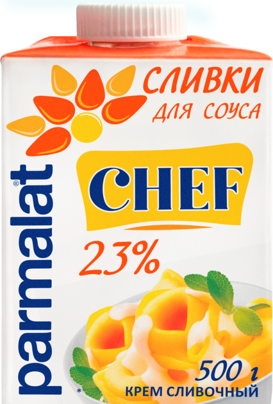 Сливки ультрапастеризованные PARMALAT Для соуса 23%, без змж, 500г Сливки ультрапастеризованные PARMALAT Для соуса 23%, без змж, 500г