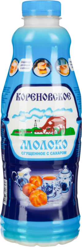 Молоко сгущенное КОРЕНОВСКОЕ цельное с сахаром 0,2%, без змж, 1250г Молоко сгущенное КОРЕНОВСКОЕ цельное с сахаром 0,2%, без змж, 1250г