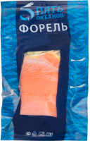 Форель слабосоленая 5 ОКЕАНОВ филе-кусок с кожей, 200г