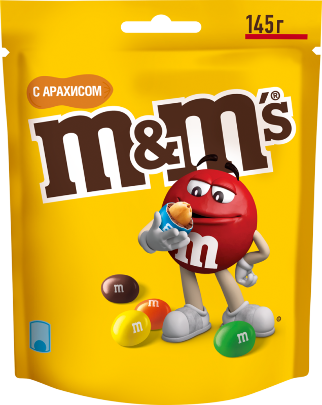 Драже M&M'S Арахис, 145г Драже M&M'S Арахис, 145г