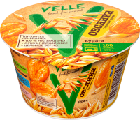 Продукт овсяный ферментированный VELLE Овсянка, курага, 180г