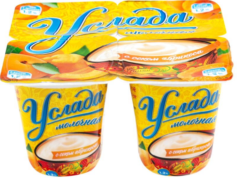 Продукт йогуртный EHRMANN Услада Абрикос 1,2%, без змж, 95г Продукт йогуртный EHRMANN Услада Абрикос 1,2%, без змж, 95г