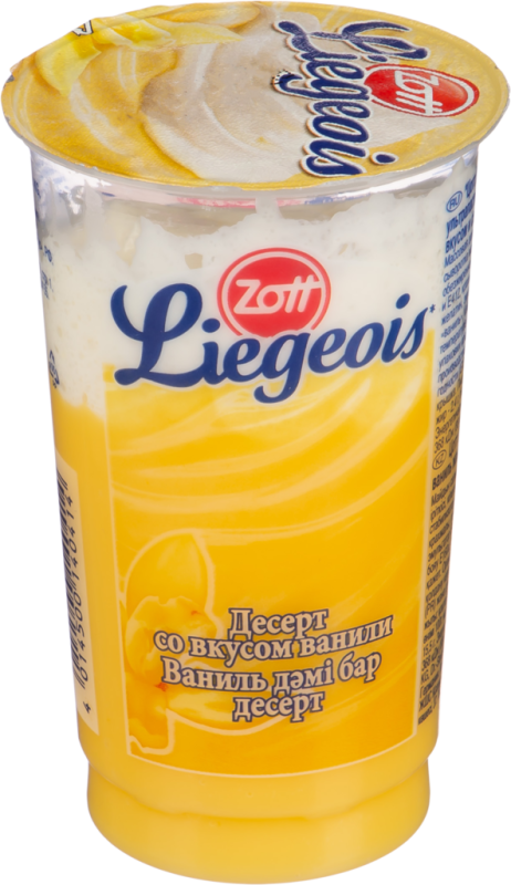 Десерт молочный ZOTT Liegeois Ванильный со сливочным муссом 2,4%, без змж, 175г Десерт молочный ZOTT Liegeois Ванильный со сливочным муссом 2,4%, без змж, 175г