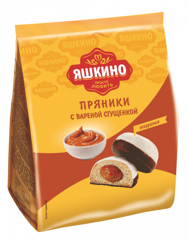 Пряники ЯШКИНО с вареной сгущенкой, 350г Пряники ЯШКИНО с вареной сгущенкой, 350г