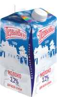 Молоко пастеризованное ПЕРВЫЙ ВКУС 3,2%, без змж, 1500г