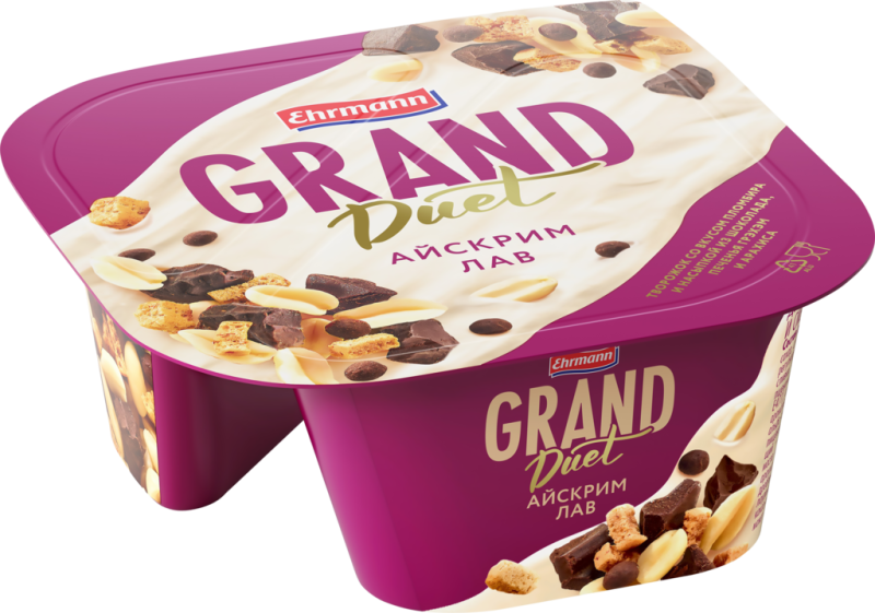 Десерт творожный GRAND DESERT Айскрим лав 9,1%, без змж, 138г