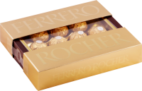 Конфеты FERRERO ROCHER из молочного шоколада с кремовой начинкой, 125г
