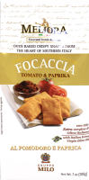 Крекер MELIORA Focaccia c томатом и паприкой, 200г