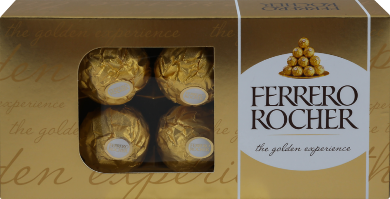 Конфеты FERRERO ROCHER хрустящие из молочного шоколада, 75г