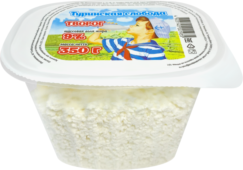 Творог СТМК НАДЕЖДА 9%, без змж, 350г
