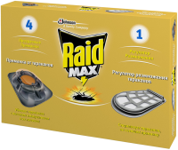 Средство от тараканов RAID Max Приманка, 1шт + Регулятор размножения, 4шт