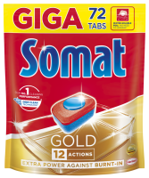 Таблетки для посудомоечной машины SOMAT Gold, 72шт