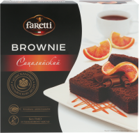 Торт бисквитный FARETTI Брауни Сицилийский, 350г