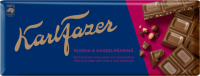 Шоколад молочный FAZER Karl Fazer с изюмом и фундуком, 200 г