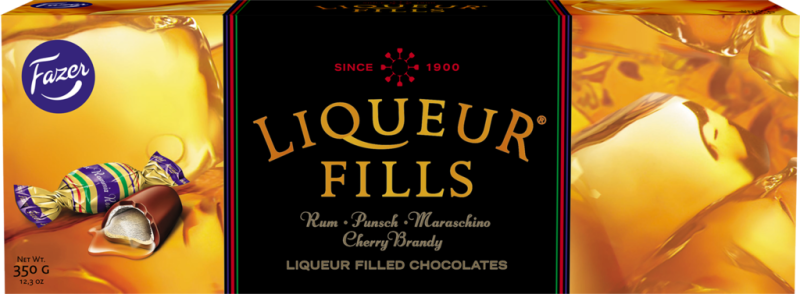 Конфеты FAZER Liqueur Fills ассорти с ликером, 350 г Конфеты FAZER Liqueur Fills ассорти с ликером, 350 г