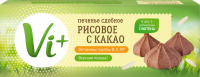 Печенье сдобное VI+ Рисовое, с какао, 170г