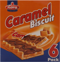 Печенье NORA Caramel с мягкой карамелью и молочным шоколадом, 150г