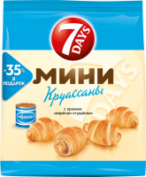 Круассаны 7DAYS Mini с кремом вареная сгущенка, 300г