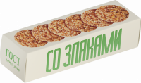 Печенье КП ПОЛЕТ овсяное Классическое со злаками, 250г