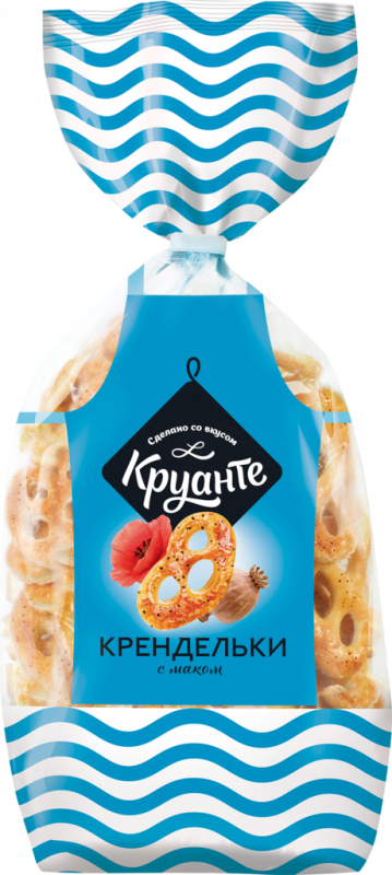 Крендельки КРУАНТЕ с маком, 215г