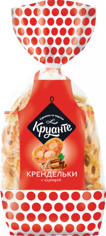 Крендельки КРУАНТЕ с корицей, 215г Крендельки КРУАНТЕ с корицей, 215г